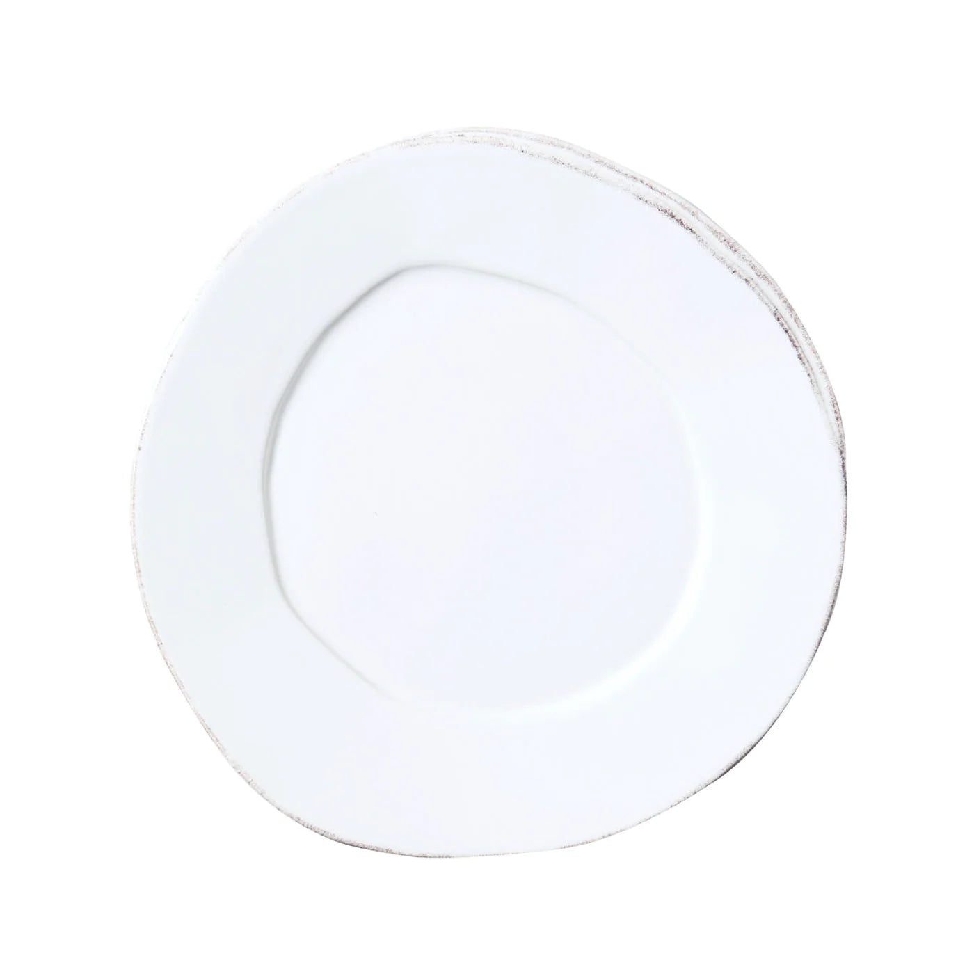 Vietri Lastra White Salad Plate