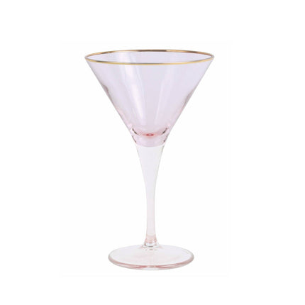 Vietri Rainbow Color Martini Glass