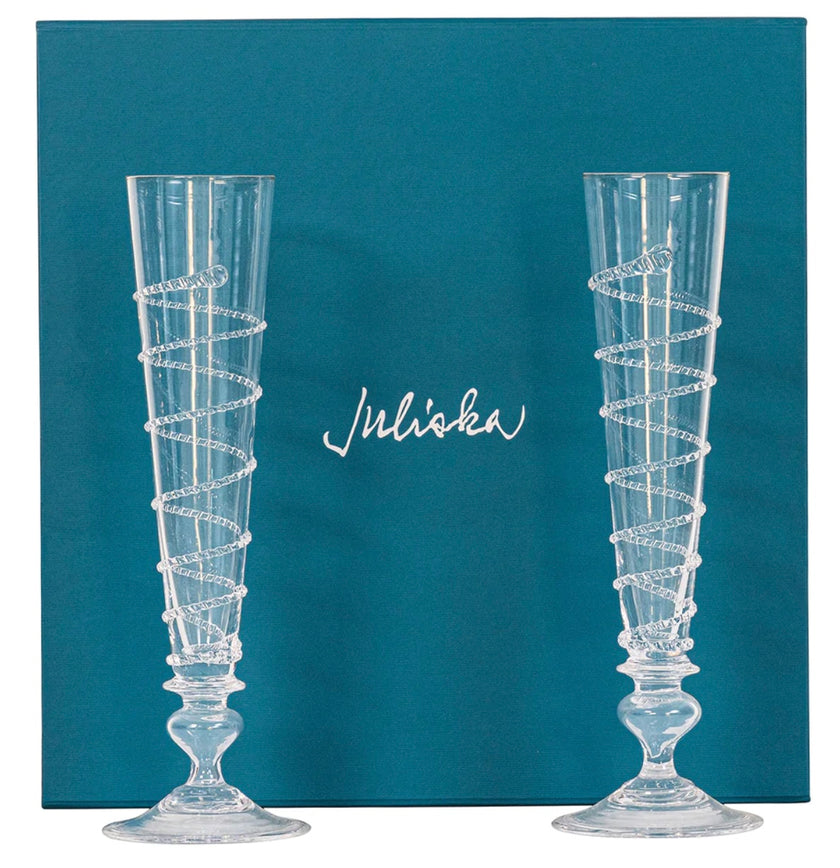 Juliska Amalia Flutes Set
