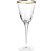 Vietri Optical Gold Water Glass