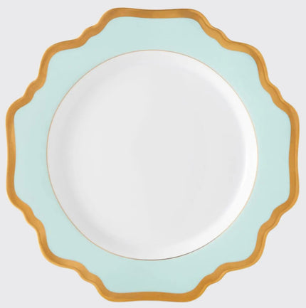 Anna's Palette Aqua Green Salad/Dessert Plate by Anna Weatherley