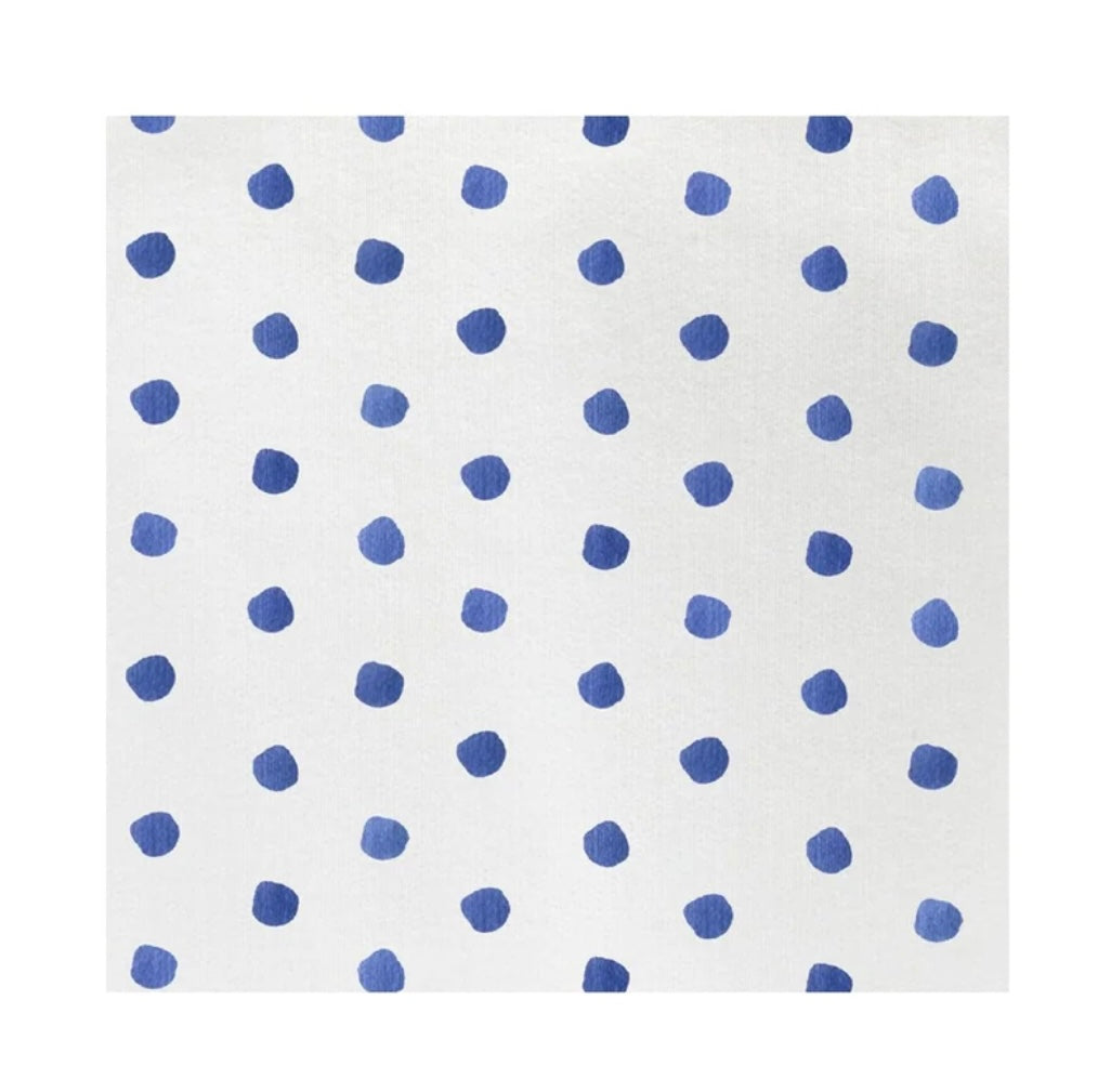 Vietri Blue Dot Paper Cocktail Napkins