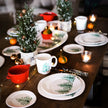 Vietri Lastra Holiday Dinner Plate