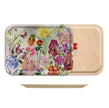 Avenida Flowers Rectangular Wood Tray