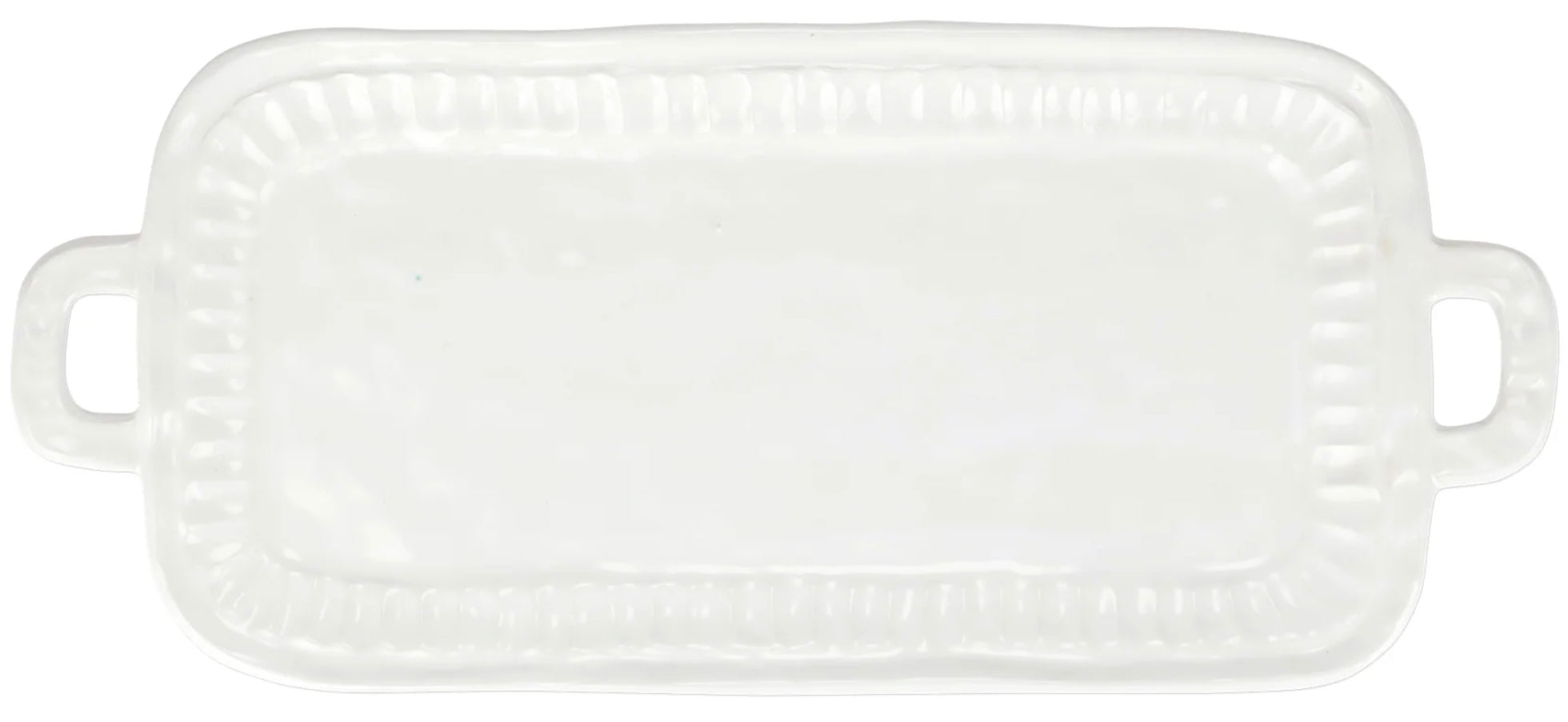 Vietri Pietra Serena Rectangular Handled Platter