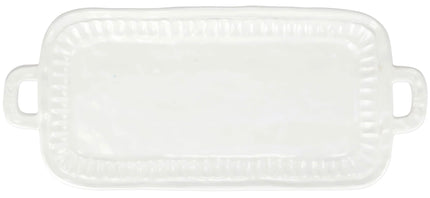 Vietri Pietra Serena Rectangular Handled Platter