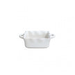 Casafina Ruffled Square Baker - White