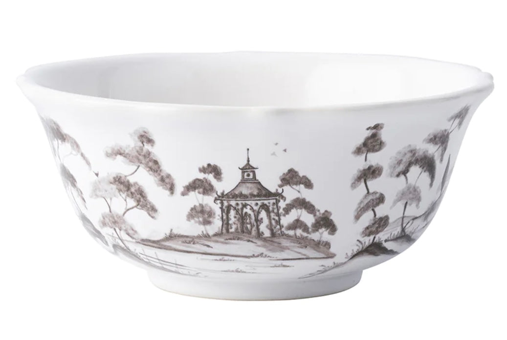 Juliska Country Estate Ice Cream/ Cereal Bowl- Flint Grey