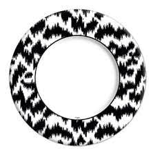 Caspari Modern Moire Paper Dinner Plates