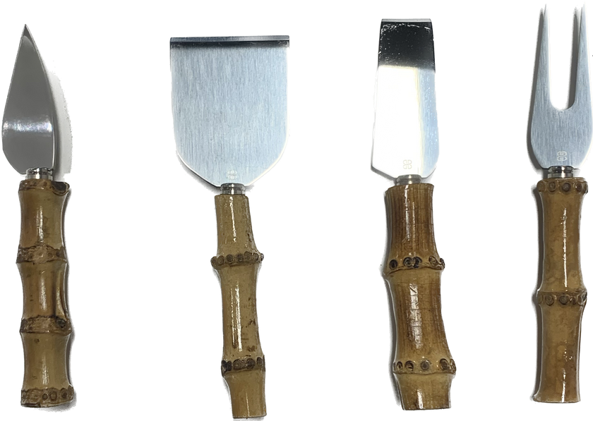 Beatriz Ball Vida Bamboo Cheese Knife - Stainless