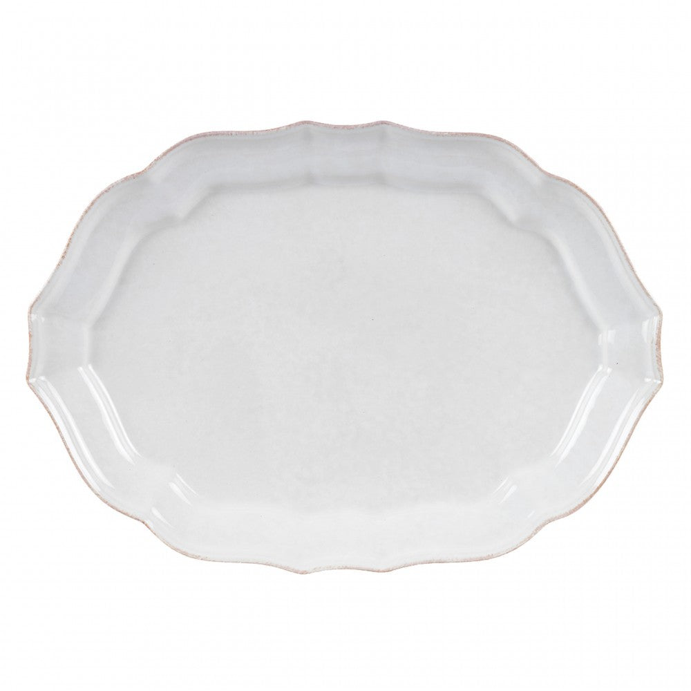 Casafina Impressions Oval Platter - White