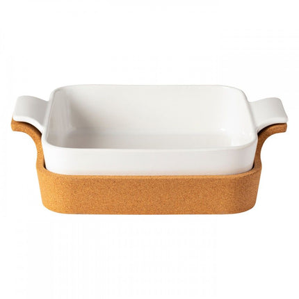 Casafina Square Baker with Cork Tray