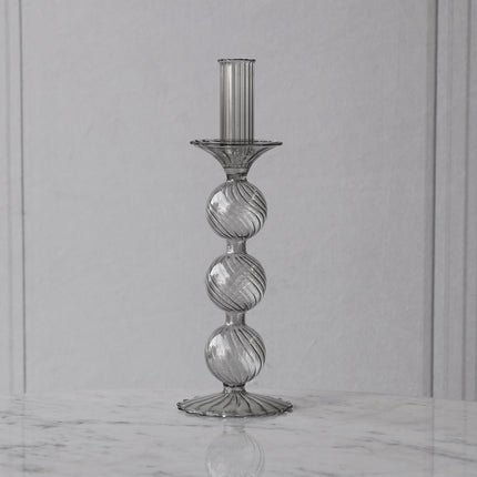 Beatriz Ball Lucille Small Candlestick - Light Gray