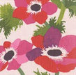 Caspari Poiret Floral Ivory Cocktail Napkins