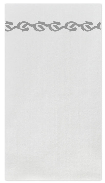 Vietri Light Gray Florentine Paper Guest Towel