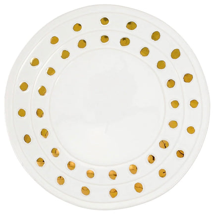 Vietri Medici Gold Salad Plate